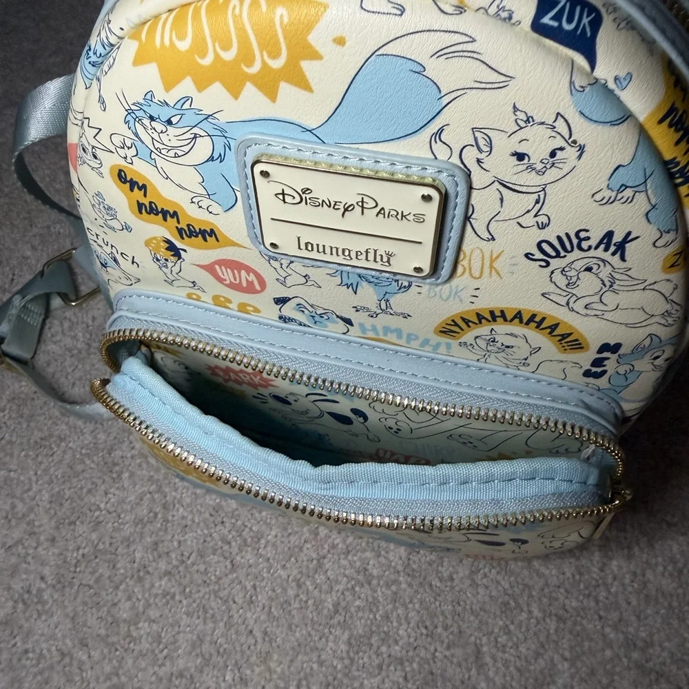 Loungefly Disney Blue and Yellow Backpack - Picture 2 of 6